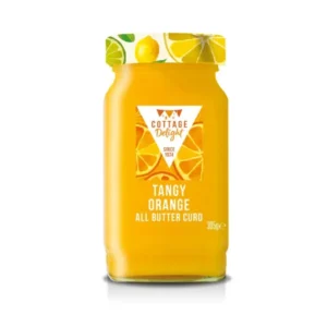 Tangy Orange All Butter Curd von Cottage Delight kaufen | Englische Orangencreme mit Butter | Handgemacht & extra fruchtig | Für Brot, Scones, Desserts | EU-weiter Versand