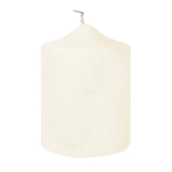 CANDLE getauchte Stumpenkerze creme