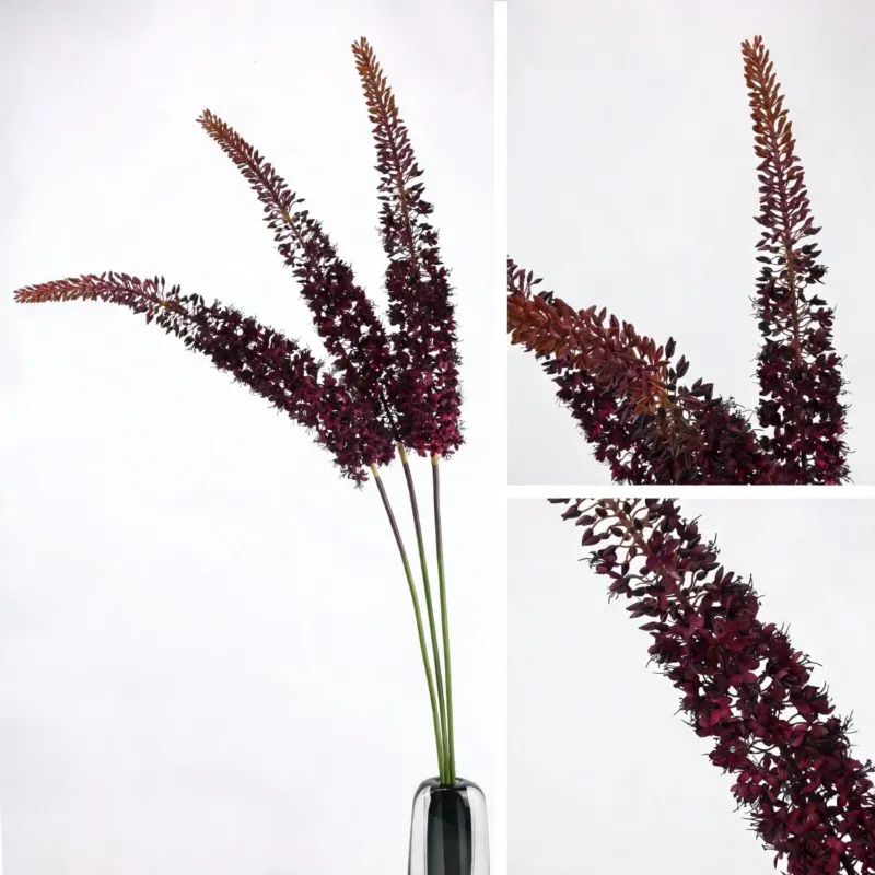 Künstliche Fuchs-Schwanzblume 105 cm, Seidenblume, single Stem für Hochzeit, Dekoration, Innenraum, Grabfloristik