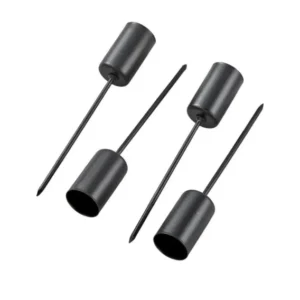 Metall Kerzenhalter „Factory“ Schwarz – Ø 23 mm | Höhe 4 cm Set a 4