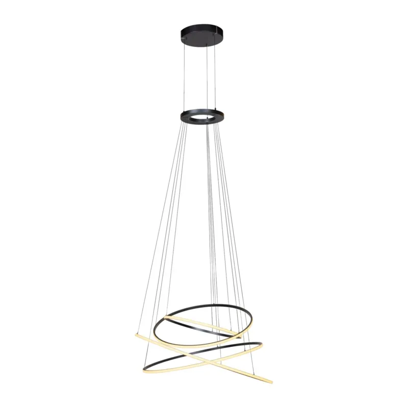 Paul Neuhaus-Pendelleuchte Pure E-Flying Rings