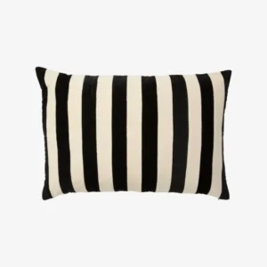 ALHENA cushion cover, 48x68 - ivory/black