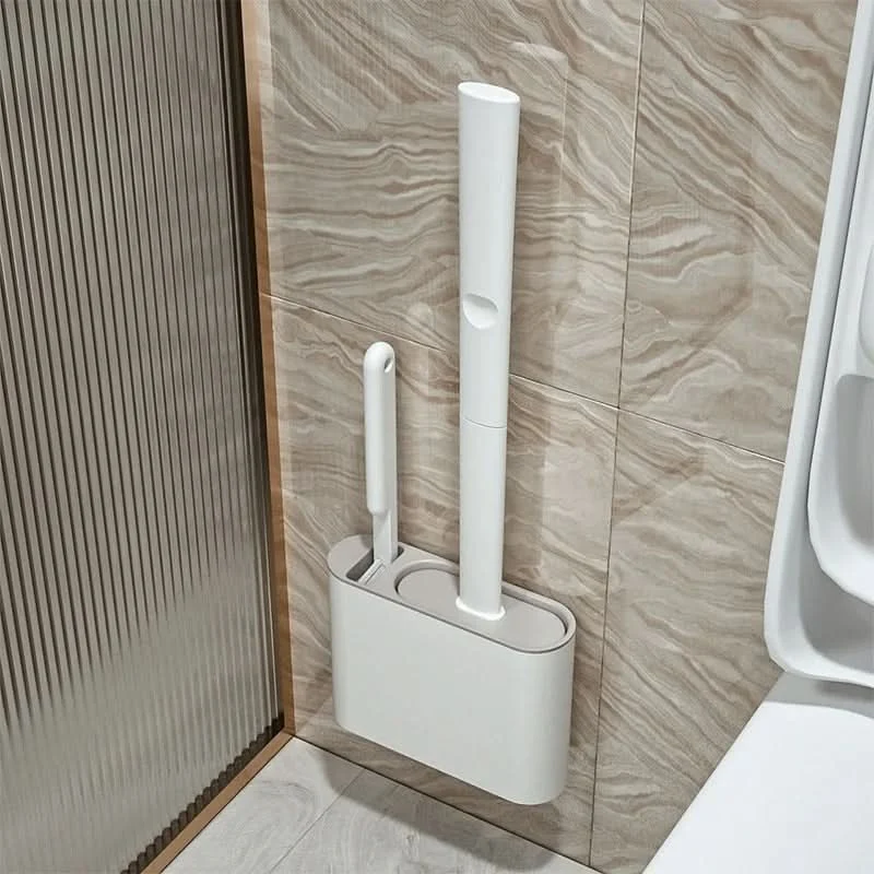 FLATFLEX – Silicone Flat Head Toilet Brush Set