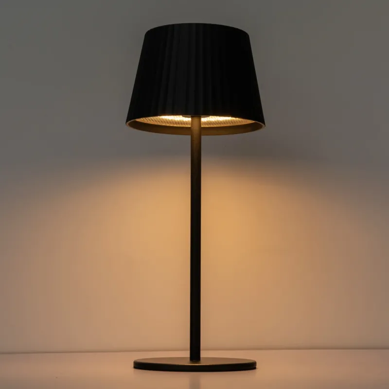 Moderne Solar LED Lampe POLARIS – mobil, dimmbar & elegant - anthrazit