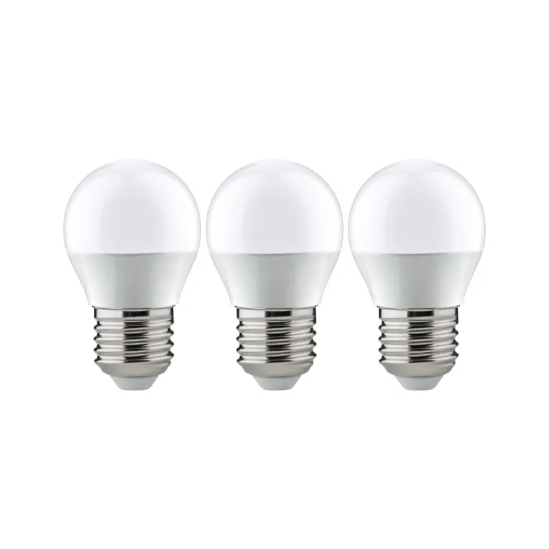 3er-Set E27 LED Tropfen 5,5W 2700K, effiziente LED-Technik, warmweiß, 3er-Pack LED-Lampen