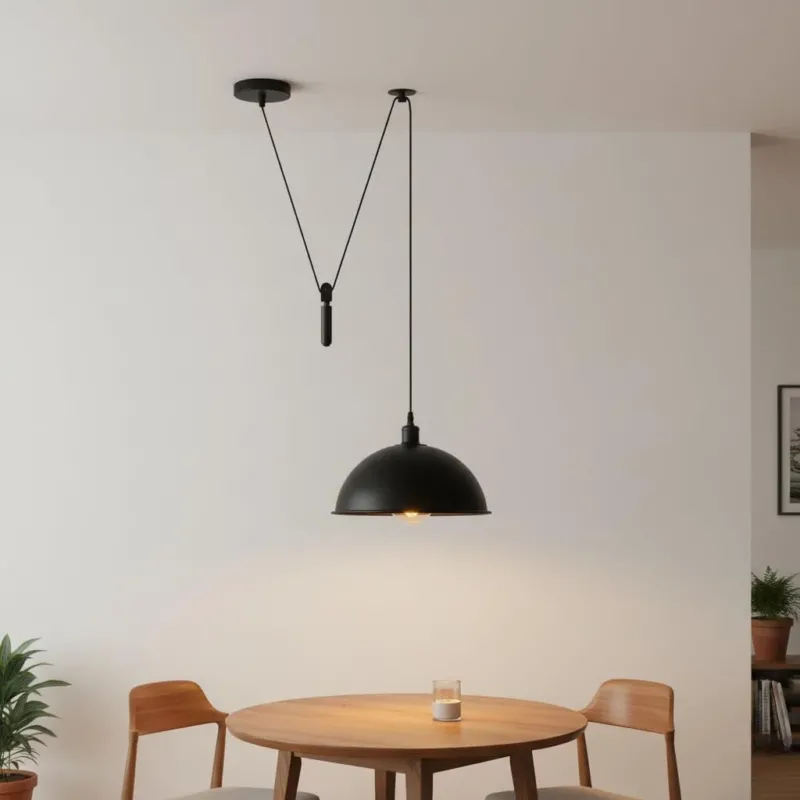 pendelleuchte mit retro-indust