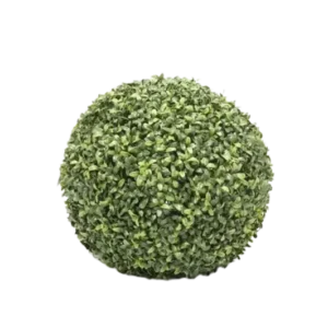 Künstlicher Buchsbaum Ball - Lothar, UV-beständig, 40 cm, Kunstbaum von aplanta, in Natur, für drinnen