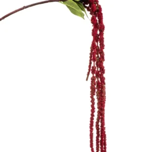 Amarant künstlich 120 cm - 1 Zweig - Rot
