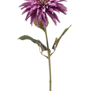 Dahlie künstlich 70 cm - 1 Stiel - Lila