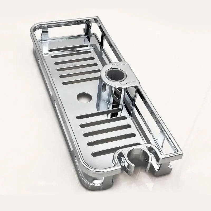 RODVAULT – Adjustable Shower Rod Storage Shelf Organizer