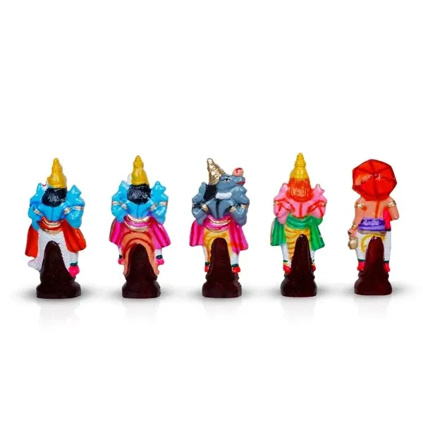 Dashavatharam 6 inch Clay Dolls – Bild 4