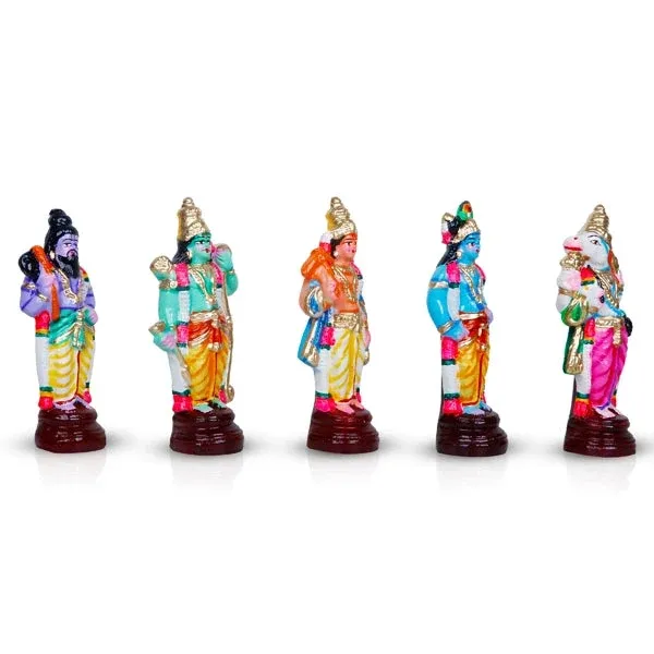 Dashavatharam 6 inch Clay Dolls – Bild 3