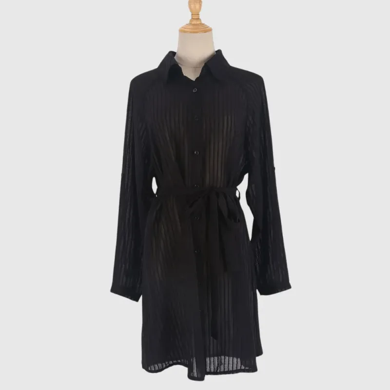 SEABLOOM – Elegant Beach Shirt Cover Up