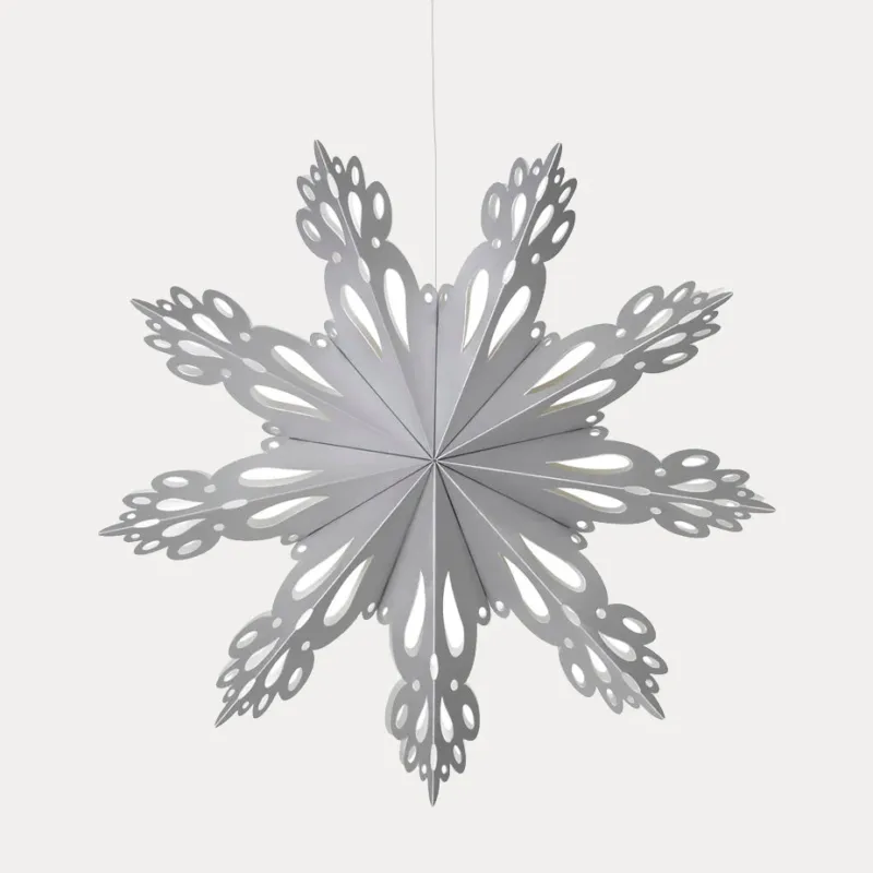 Weihnachtsstern Snowflake - silber