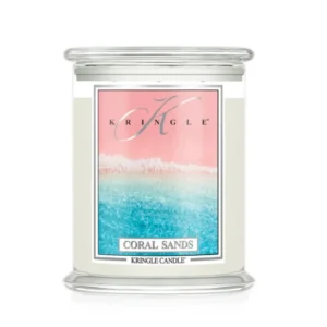 Coral Sands Duftkerze von Kringle Candle. Fruchtig-tropischer Sommerduft. Mit exotischer Mango & frischer Citrusnote. Jetzt in drei verschiedenen Größen kaufen.