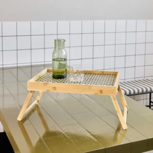 Bakke bord, HDTray, Sort, Natur
