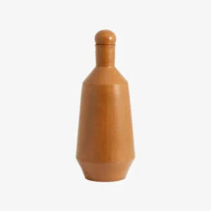 JUNIPER bottle w. lid - terracotta - brown