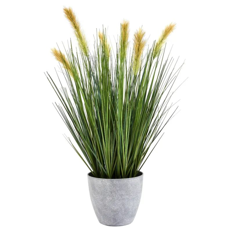 Künstlicher Fuchsschwanz - Octavine, 56 cm, Kunstpflanze von aplanta, in Grün, für drinnen
