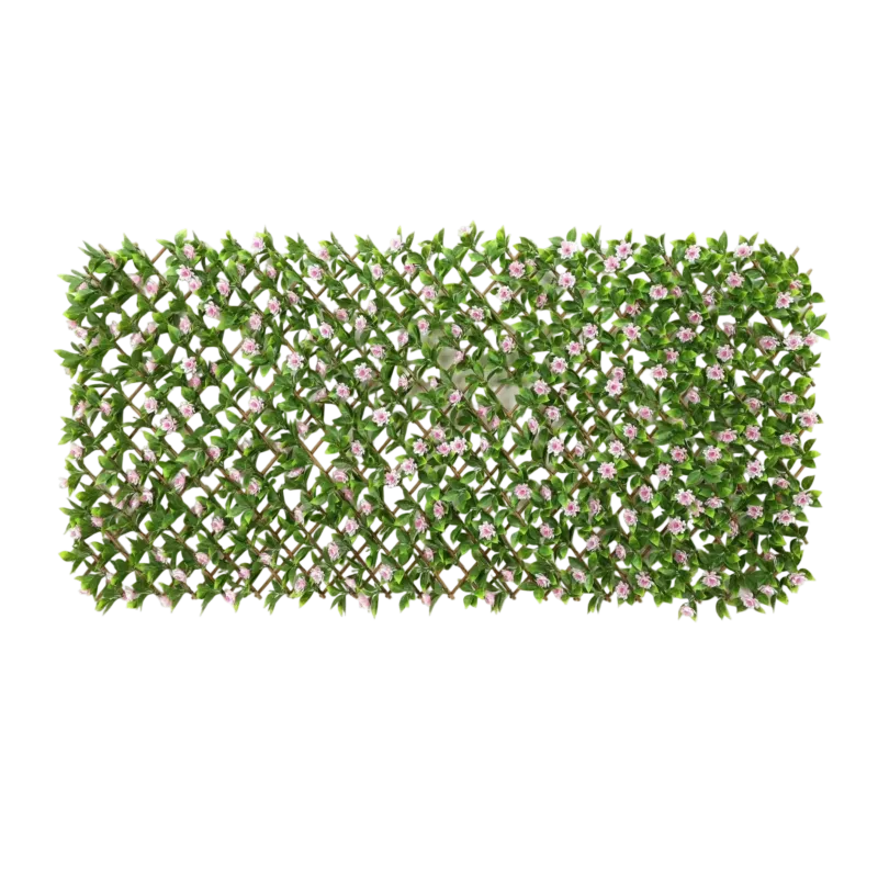 Flexible Pflanzenwand Zierkirsche mit Blüten - Maja | 130-200 cm Rosa