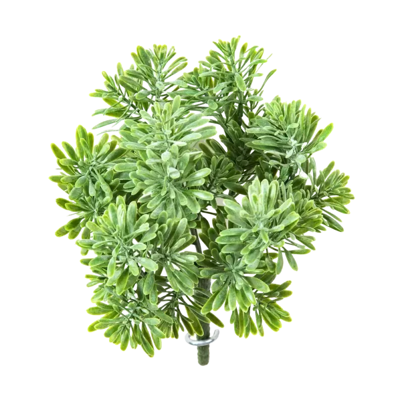 Künstliches Greiskraut - Henrike, 18 cm, Kunstpflanze von aplanta, Steckpflanze, in Natur, für drinnen