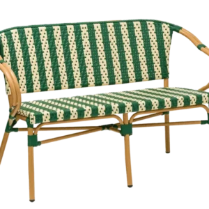 Claire Cafébank aus französischem Geflecht 130 cm