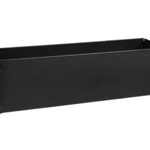 Liva schwarz Balkonblumenkasten ohne Halterung 60 / 80 / 100 cm