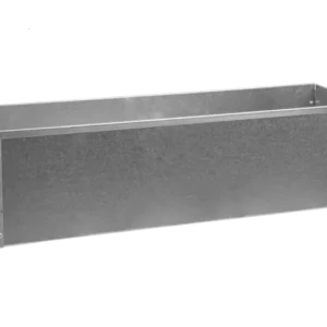 Liva Balkonblumenkasten aus verzinktem Eisen ohne Halterung 60 / 80 / 100 cm
