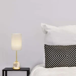 Brille LED Tischleuchte 2-flammig Ø 15,4cm 3200K Gold, moderne Nachttischlampe für Schlafzimmer