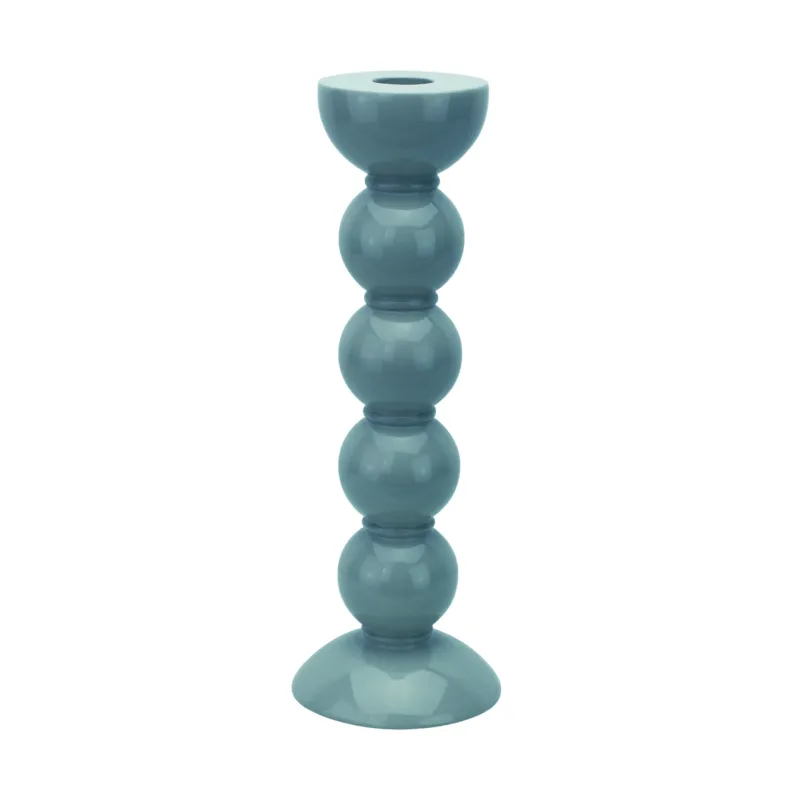Chambray Bobbin Candlestick, tall size - 24cm - Addison Ross Ltd UK
