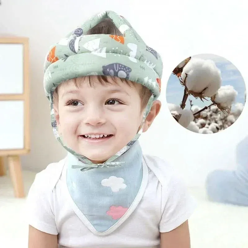 Cartoon Mesh Safety Helmet for Infants & Toddlers - Adjustable Impact Protection 5