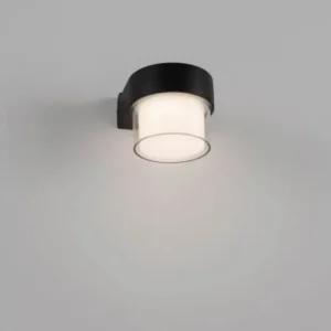 Darf LED Außenwandleuchte Downlight 3000K Schwarz IP54 moderne Fassadenleuchte mit warmweißem Licht
