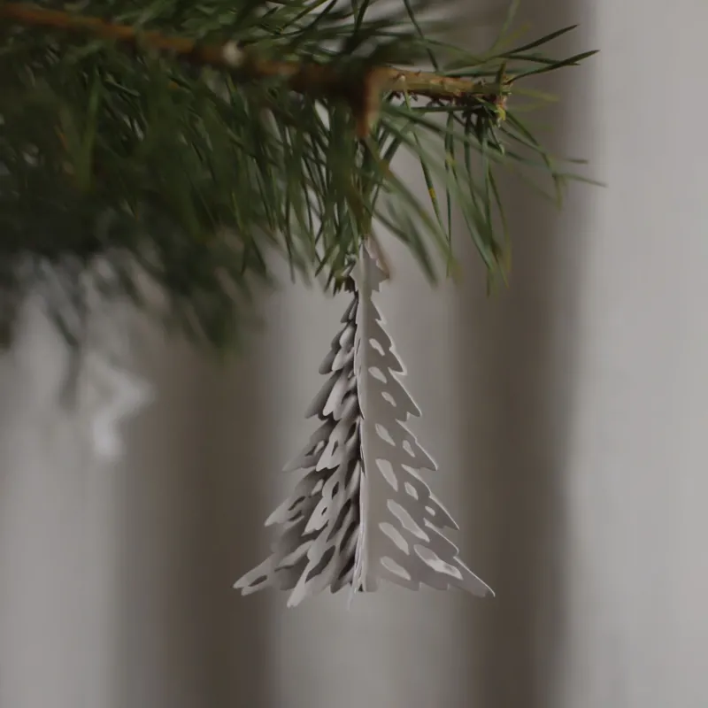 Anhänger Pinetree 2er Set - sand