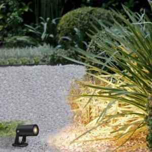 Destry Außenwandleuchte Schwarz IP54 im Garten, schwarzer Außenstrahler für moderne Lichtakzente und stilvolle Außenbeleuchtung