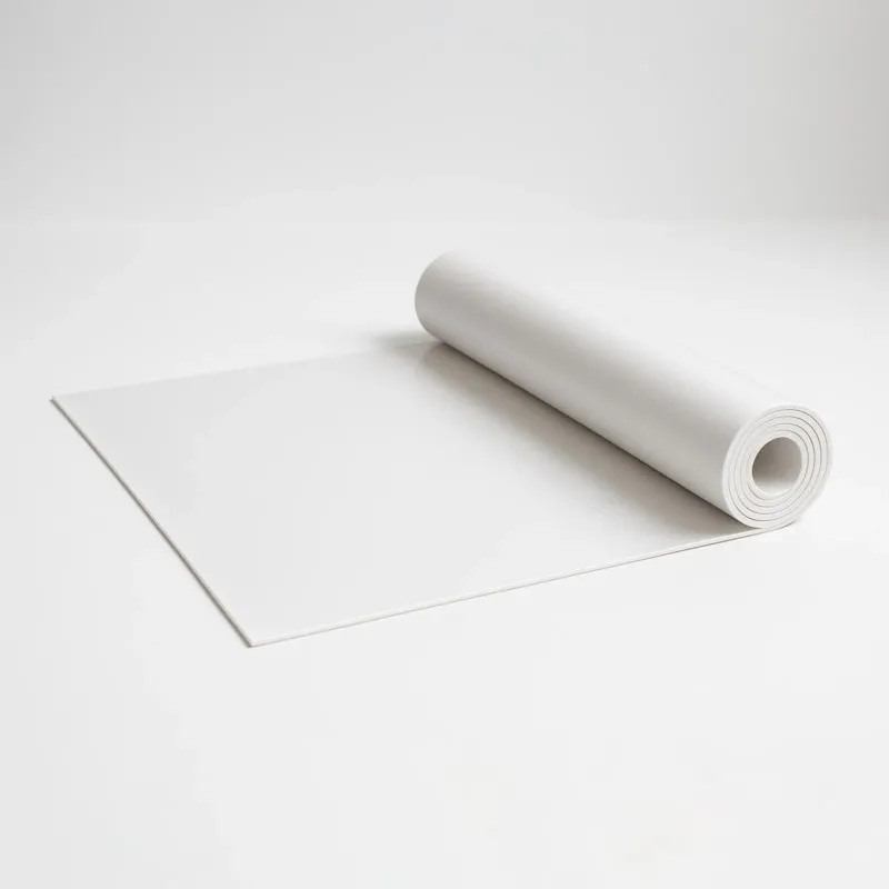 Gummimatte EPDM Lebensmittelecht - Weiß