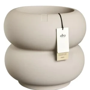 Blumentopf Elho Amber Roll Low 40 cm Balanced Beige
