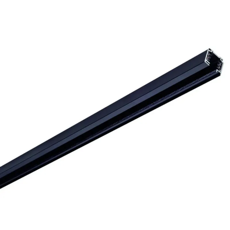 Eutrac 3-Phasen Stromschiene 3 Meter Schwarz Aluminium Trägerschiene für Hochvolt-Systeme