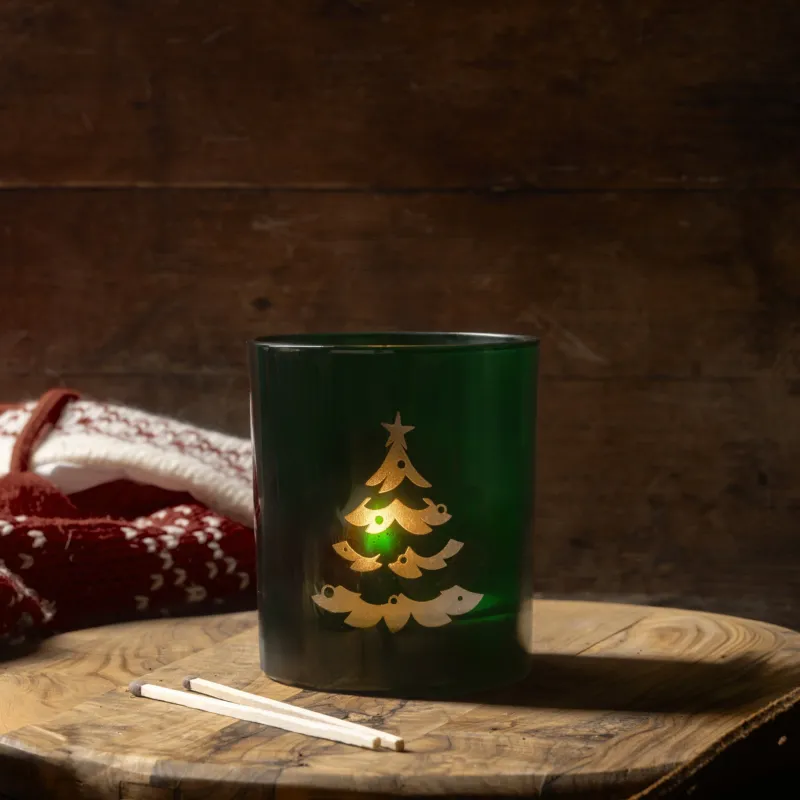 30cl Lotti candle jar – Pine-ing For You Christmas design – Candle Shack