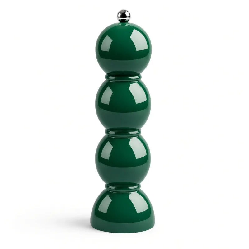 Racing Green Bobbin Salt or Pepper Mill