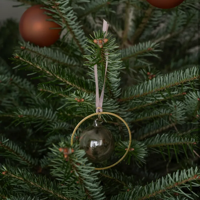 Weihnachtsschmuck KITAI Kugel coffee - gold