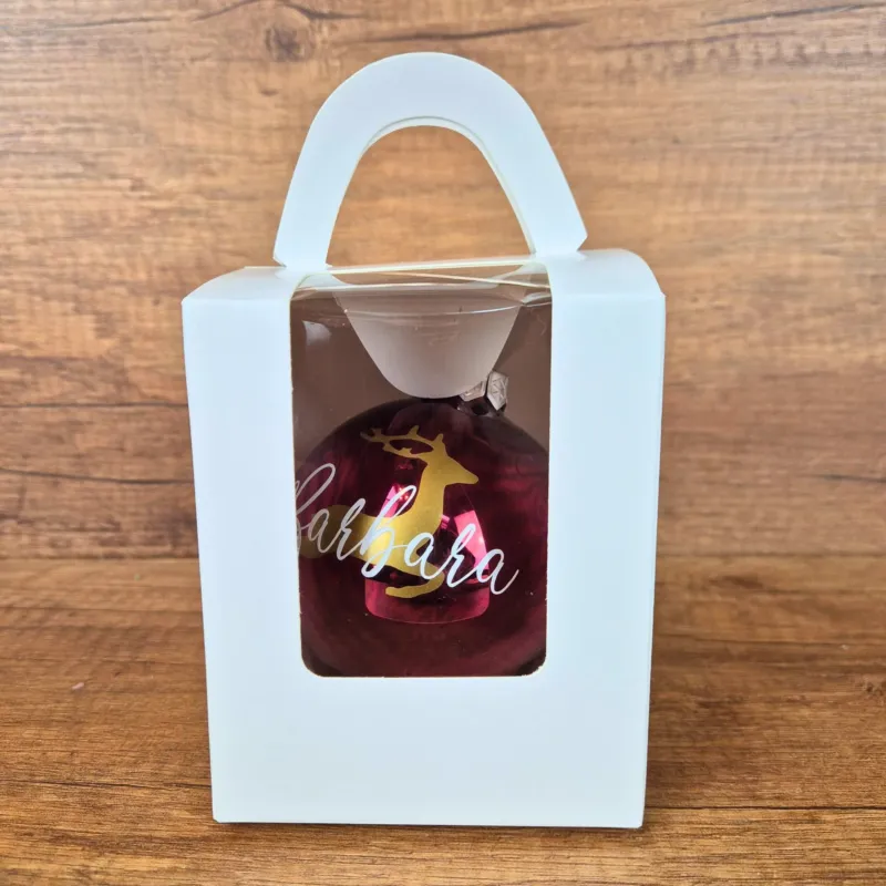 Edle Geschenkbox für Weihnachtskugeln