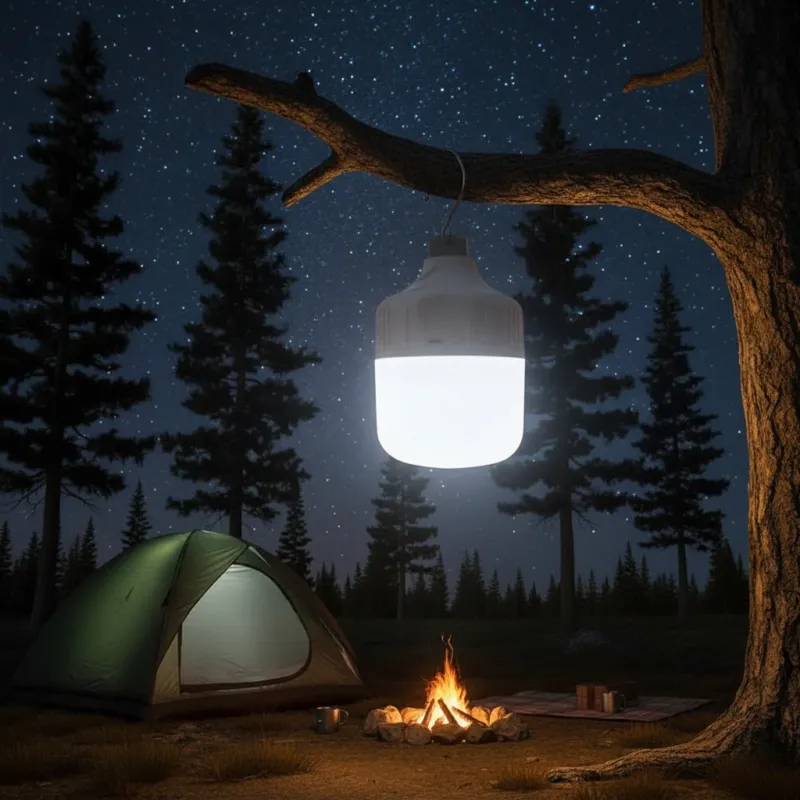 GlowHub - Portable LED Camping Lantern with 3 Modes, USB Rechargeable 6
