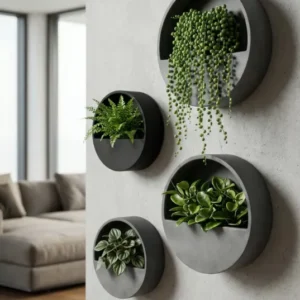 Hanging Wally 4er Set Schwarz / Grau Finestgreen