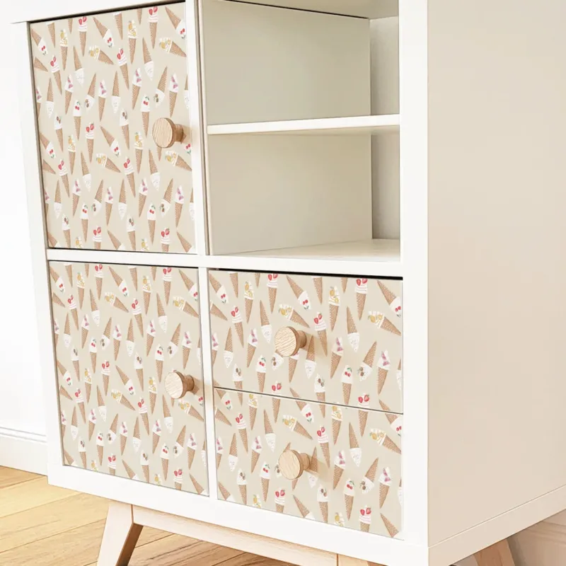 Möbelfolie für IKEA KALLAX - Sonntags Eis – Bild 3