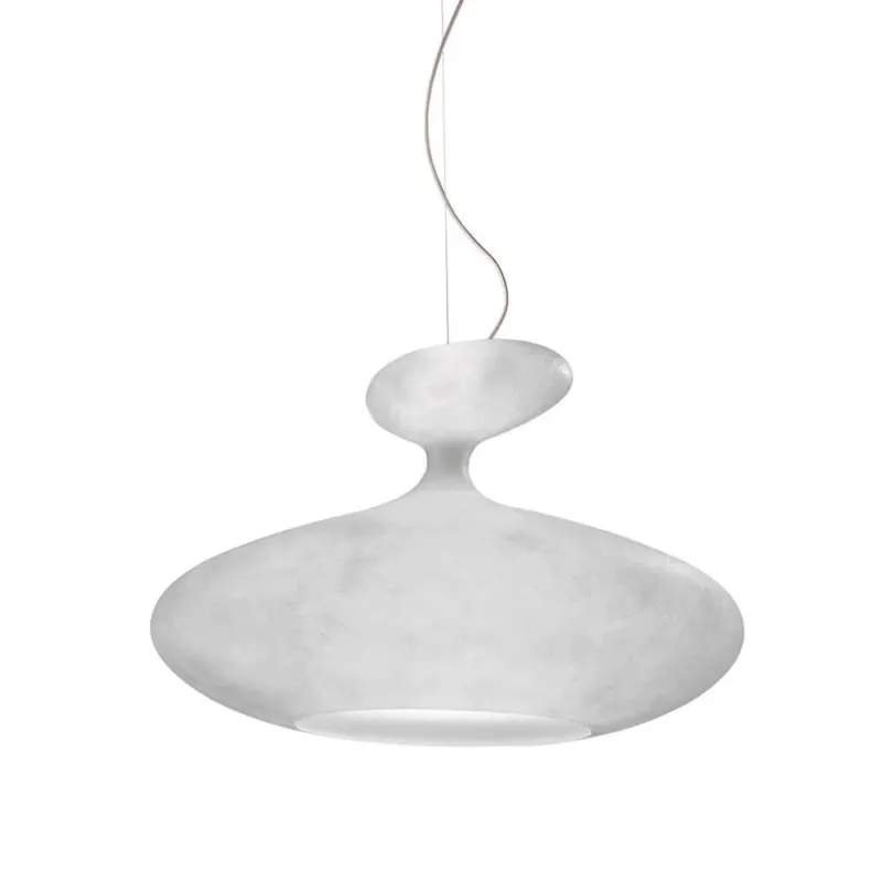 Kundalini Hängeleuchte E.T.A Sat Ø 80cm Fiberglas in elegantem Design mit zeitgemäßen Formen.