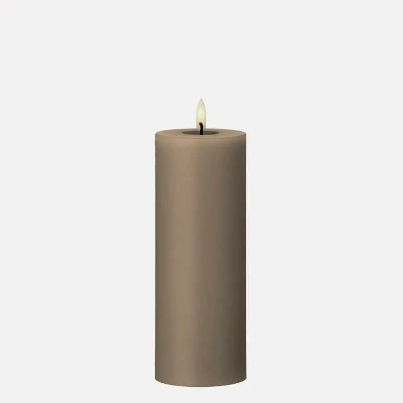 Ester & Erik LED Stumpenkerze - 18 nougat