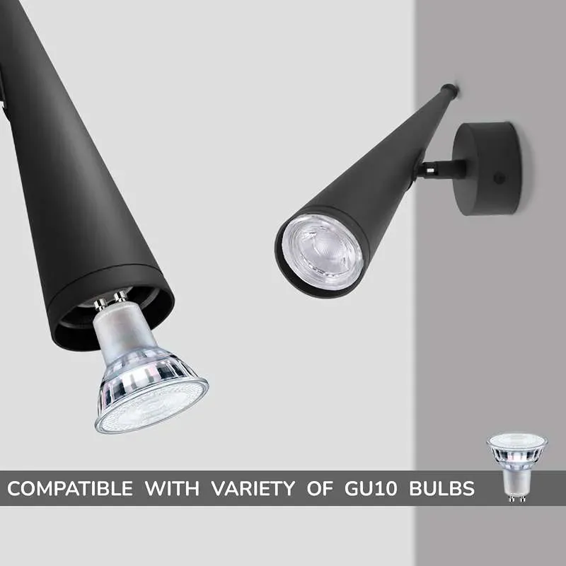 LED Innenwandbeleuchtung Kegelförmige