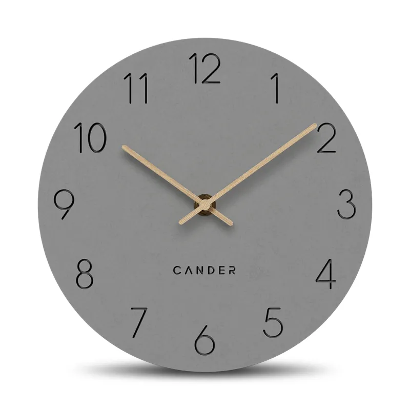MNU 2622 N Lautlose MDF-Wanduhr / Tischuhr 22 cm