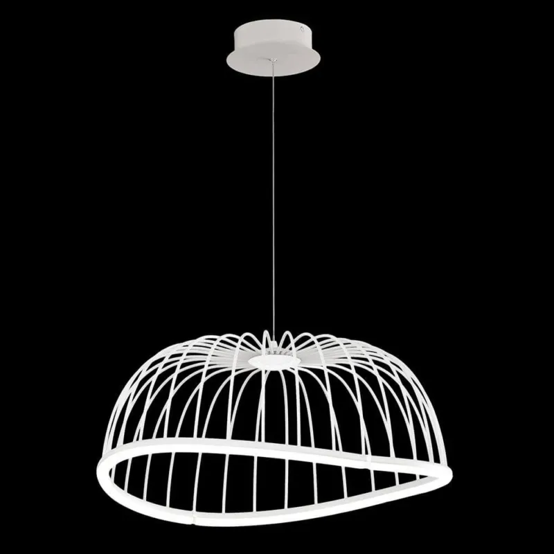 Celeste LED-Hängeleuchte Mittel in modernem Design mit runder Form und hochwertiger Metallverarbeitung.