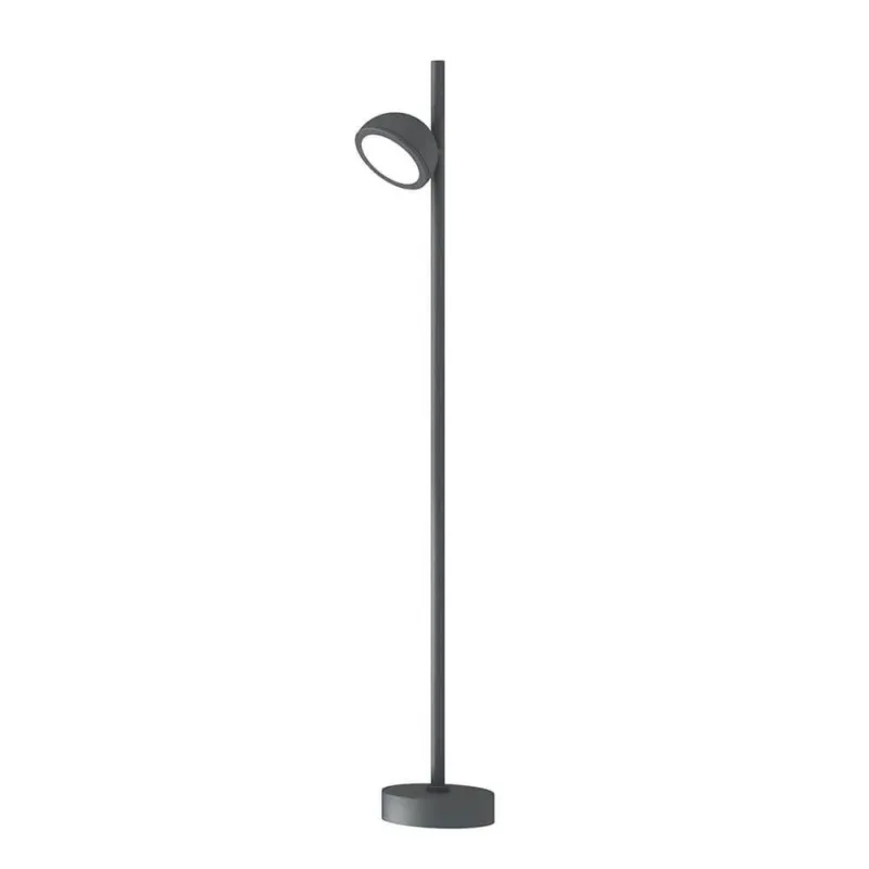 Everest Outdoor Stehleuchte IP65 moderne Outdoor-Stehleuchte aus Metall, rundes Design für überdachte Terrassen