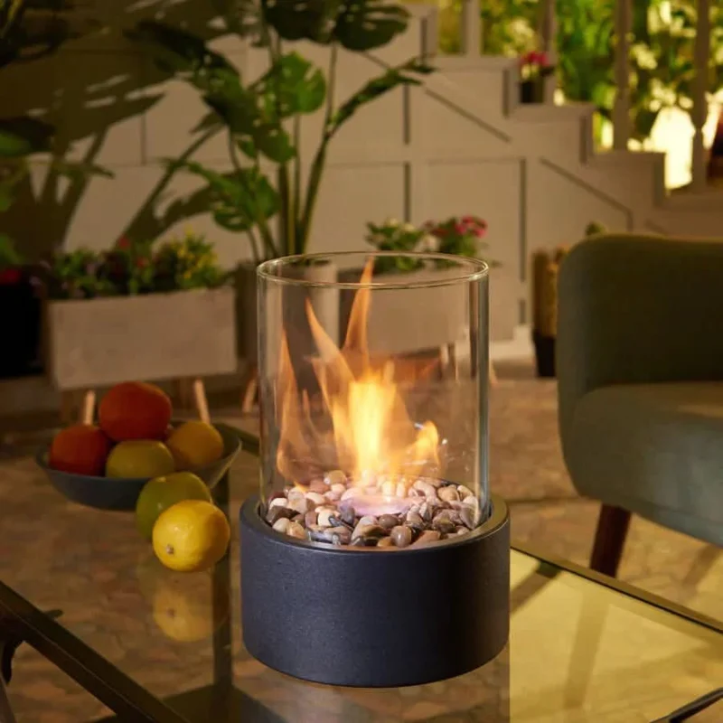 Modern Table Fireplace - Bioethanol Table Top Fire Pit for Indoor & Outdoor Use 2